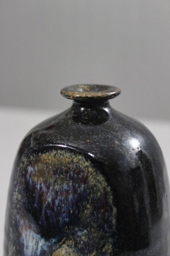 Image 1 of Annie Maume en Sancerre - Jarrón de gres con esmalte multicolor, años 70