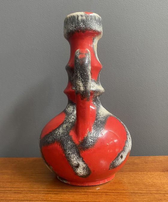 Image 1 of Jarrón de lava roja de Jopeko modelo 7201-21