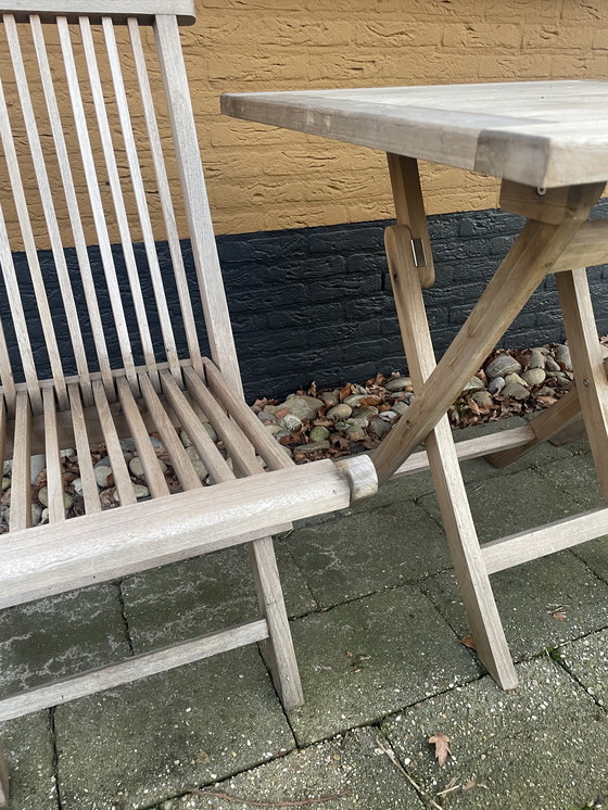 Image 1 of ensemble de jardin en teck