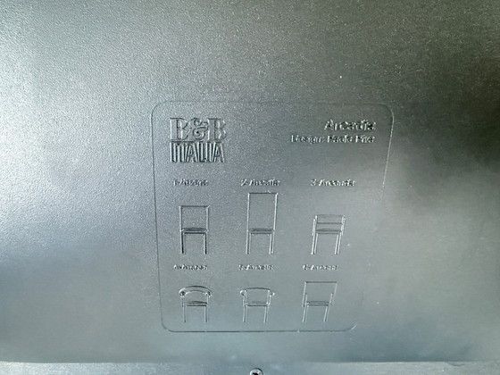 Image 1 of Sedia Arcadia in pelle di B&B Italia, anni '80