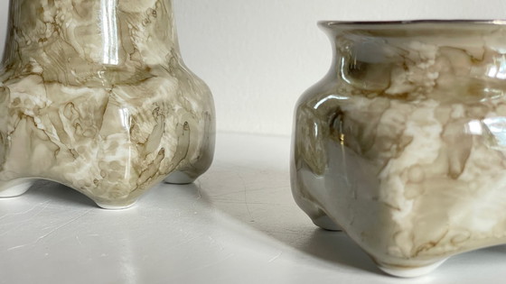 Image 1 of Karolina-Porzellanvasen, Polen, 1970er/80er Jahre