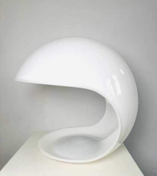 LAMPE DE TABLE FOGLIA MODEL 643 PAR ELIO MARTINELLI POUR MARTINELLI LUCE, ITALIE, 1969