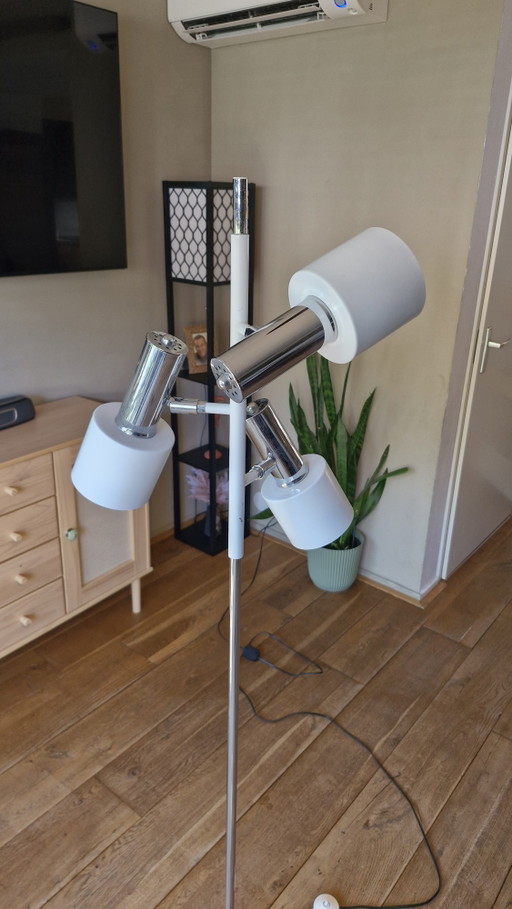 Lampada da terra Leuchten Germany anni '70 – vloerlampen, Metal, Chrome