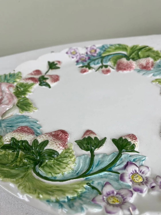 Servierplatte aus Steingut – Geschirr, Porcelain, Ceramic, Art Nouveau (photo 6 of 9)