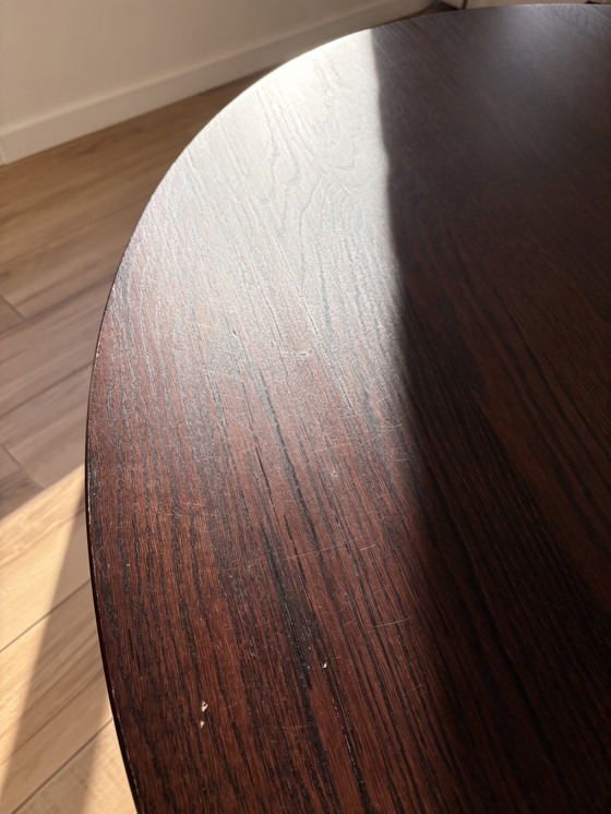 Image 1 of Ronde eiken eettafel van Unit 14