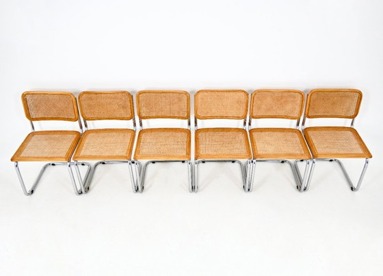 Image 1 of Dining Chairs Style B32 By Marcel Breuer, set of 6