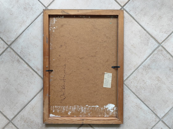 Image 1 of 🎨 Originalgemälde "Wolkentunnel" von Katrin Pillon (1996) – Öl auf Platte