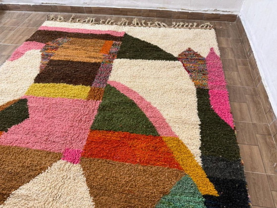 Tapis marocain de luxe fait main – Authentique savoir-faire Atlas 210 cm x 300 cm – Wool (photo 4 of 11)
