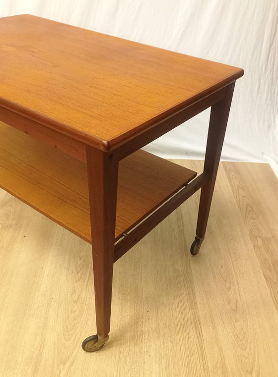 Image 1 of Sixties Servierwagen Nussbaum