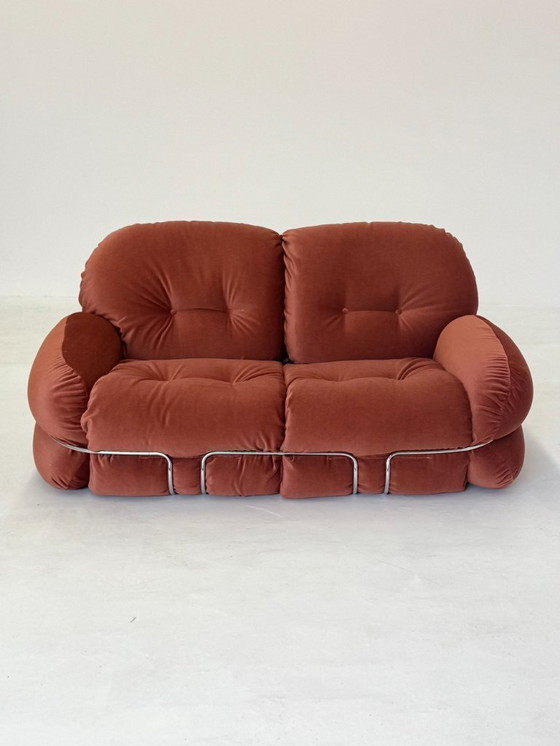 Image 1 of Italian Okay 2-seat sofa by Adriano Piazzesi