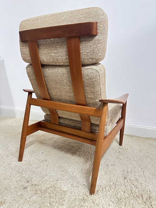 Poltrona in teak, Francia, anni '60, Arne Vodder FD 164