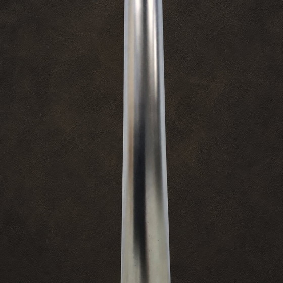 Vintage space age design vloerlamp DAB Spanje David Abad (1990s) space needle – Vloerlampen, Chrome, Textile (photo 10 of 15)