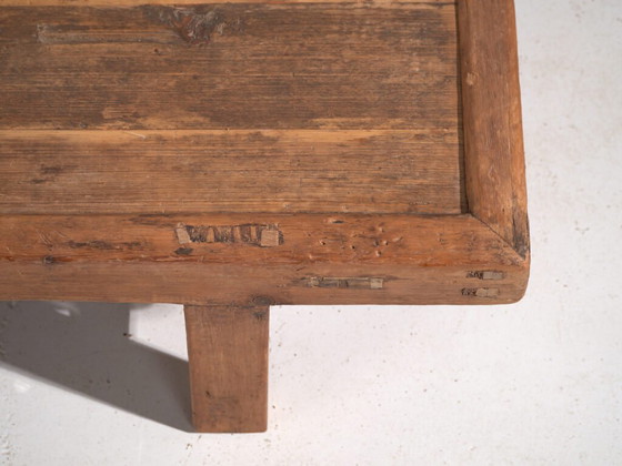 Tavolo kang cinese antico in legno di pino – Cina, circa 1930 – Tavolini da caffè (photo 40 of 40)
