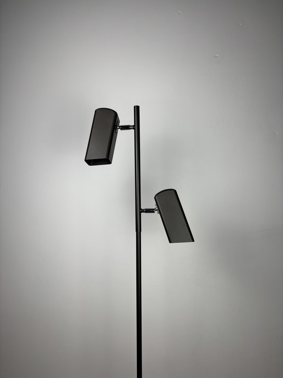 Image 1 of Vintage Floor Lamp OMI design Brutalist 1970s Space Age Industrial design Mid Century 70s Minimalism Germany