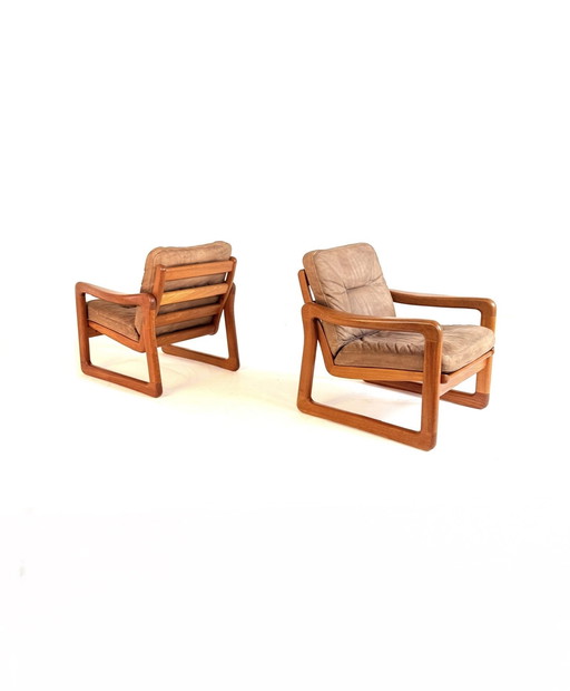 Ensemble de 2 fauteuils danois vintage, EMC Furniture '70