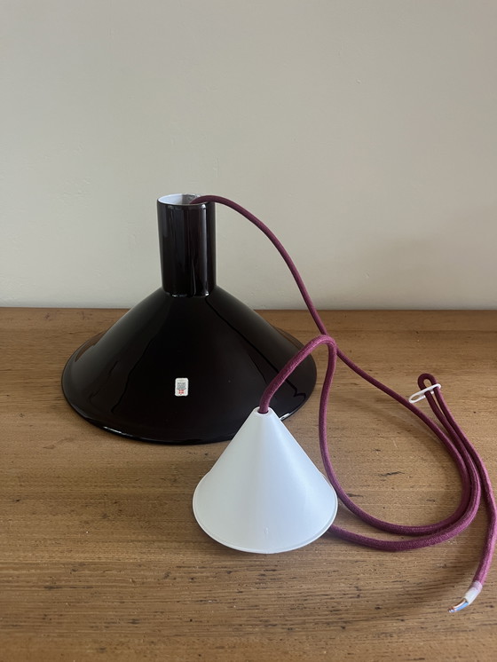 Image 1 of Holmegaard P&T Pendelleuchte - Michael Bang - Lampe aus mundgeblasenem Glas - Danish Design