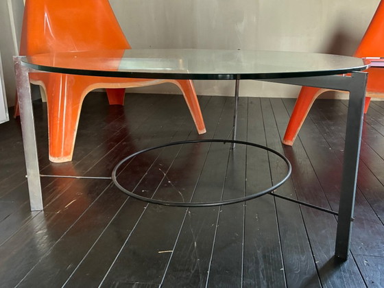 1967 Glass & Metal Coffee Table (photo 5 of 14)