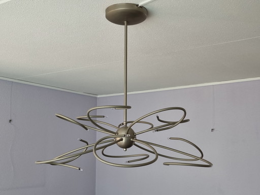 Pendant lamp design nickel, halogen dimmable