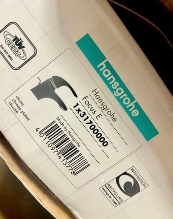 Image 1 of Hansgrohe Focus E. Originele wastafelmengkraan Nieuw