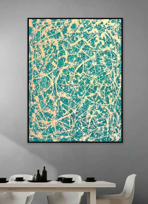 Jürgen Angeler - Molto Vivace Gold – Paintings & Drawings, Canvas (photo 13 of 16)