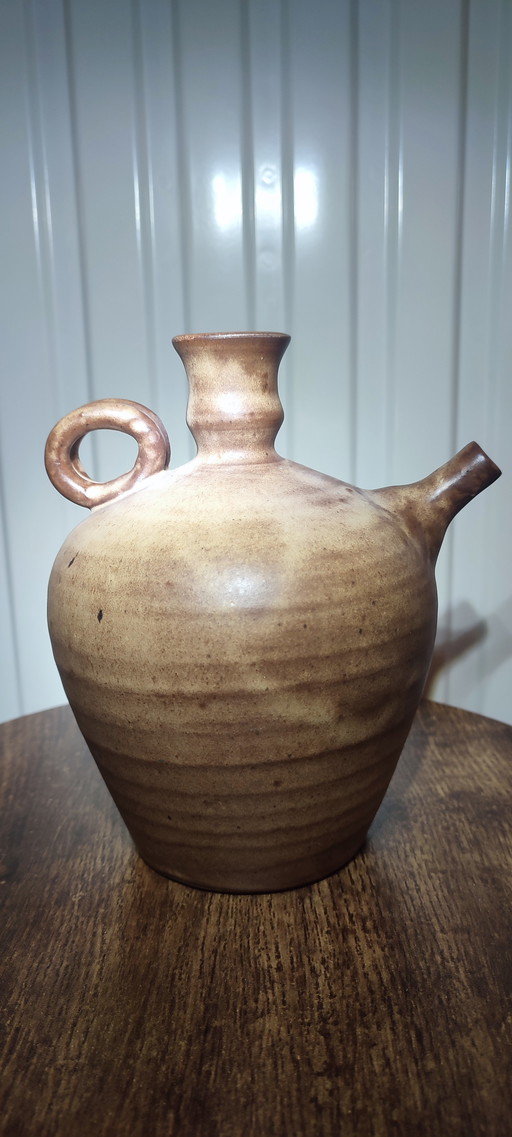 Vallauris Varnished Earthenware Jug