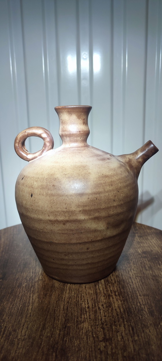 Image 1 of Vallauris Varnished Earthenware Jug