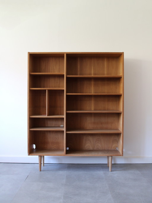 Vintage dänisches Eichenholz-Bücherregal – boekenkasten, Wood