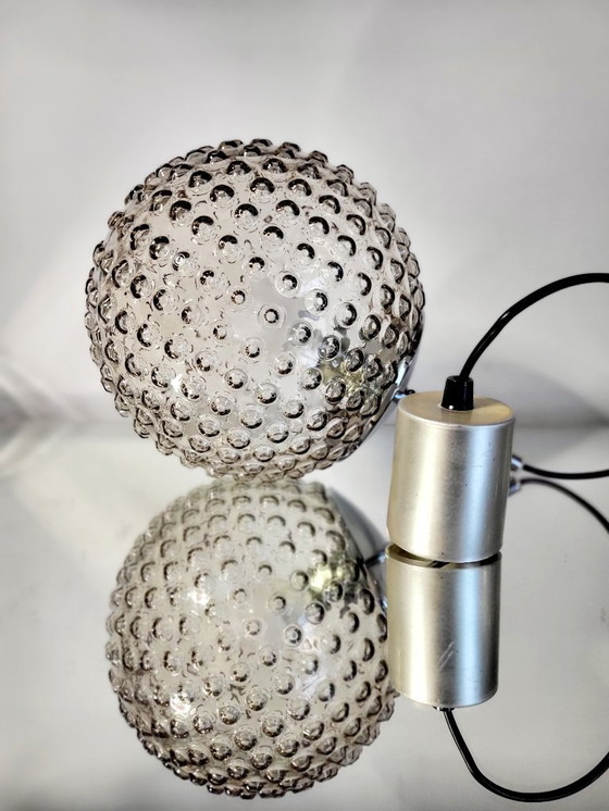 Image 1 of Rolf Kruger pendant lamp, Staff Leuchten, bubble glass pendant lamp, 1970s