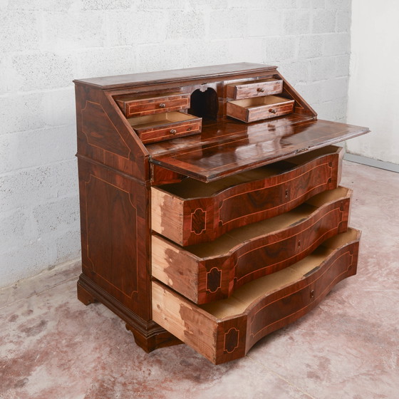 Early 19th Century Secretaire with Hidden Compartments – Desk, Wood, Klassiek (photo 7 of 26)