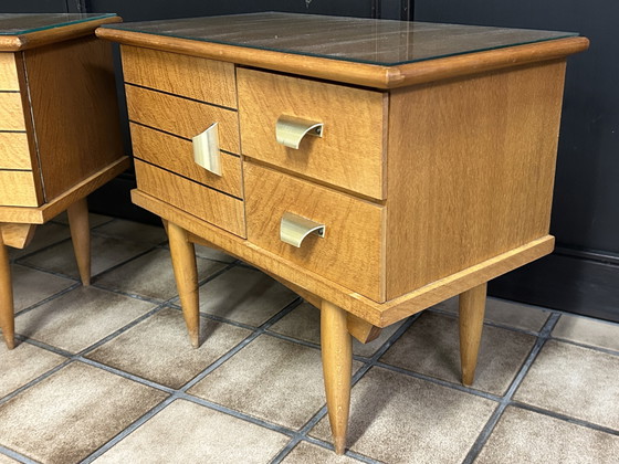 Image 1 of Un paio di comodini rockabilly anni Cinquanta e Sessanta