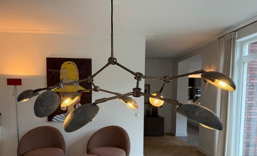 101 Copenhagen Drop Chandelier Mini Oxidized