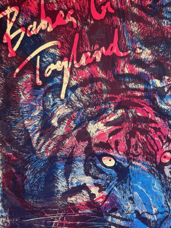 Image 1 of Tommy Davidson-Hawley, Babes in Toyland, sérigraphie 3 couleurs signée et réalisée à la main