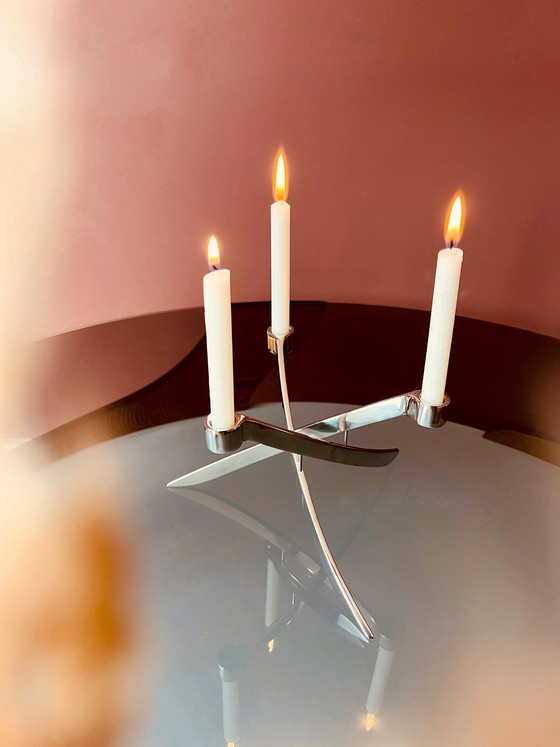 Image 1 of Knud Holscher 3 armige kandelaar