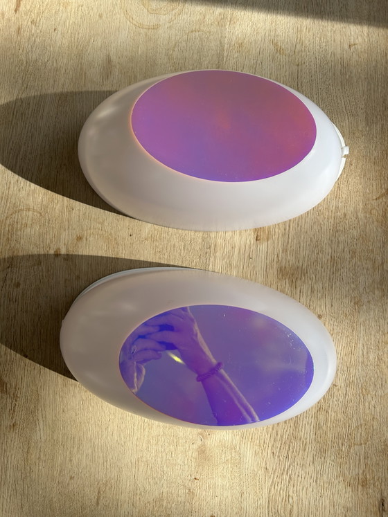 As good as new Set of 2 Luceplan Goggle Wall lights – Ross Lovegrove – Plastic (photo 3 of 7)
