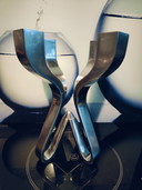 Vintage Umbra candlestick. Designed by Karim Rashid.