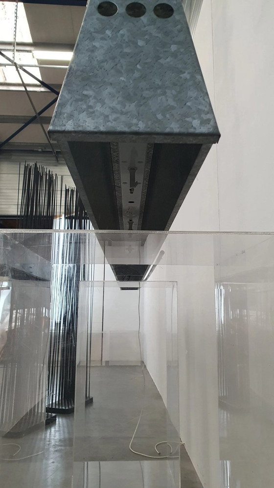Image 1 of Lampada a sospensione industriale Piet Hein Eek XL zincata
