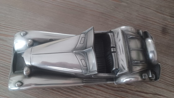 Image 1 of Modellino da scrivania Mercedes Benz 540K in latta e peltro, anno 1939.