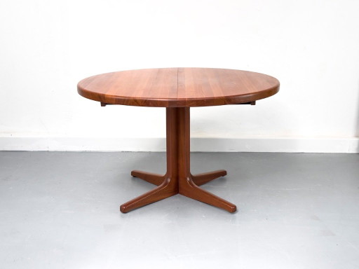 Vintage Teak Tisch Rund – eettafels, Wood (photo 2 of 19)