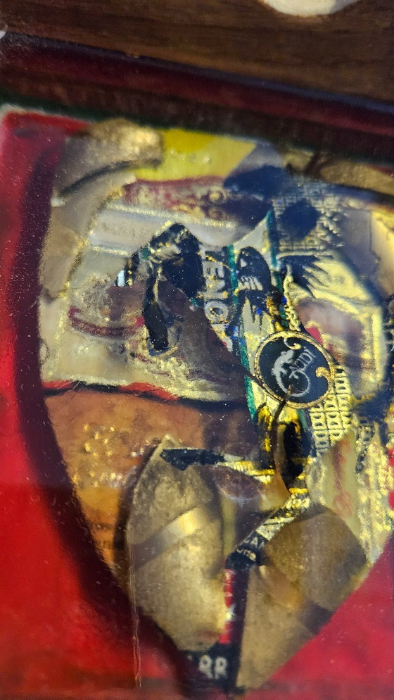 Image 1 of Exclusive Artequi "Ferrari Tribute" Ashtray – Handcrafted from Thin Oak & Epoxy – 1947 Heritage Edition