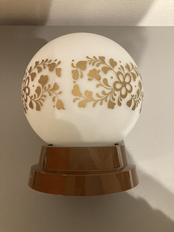 Image 1 of Lampada da soffitto con sfera lavorata