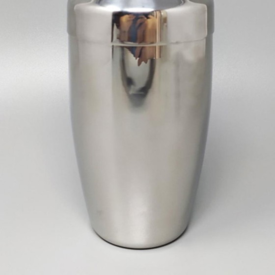 Image 1 of Shaker per cocktail modernista WMF Cromargan degli anni '70, disegnato da Jo Laubner. Prodotto in Germania.