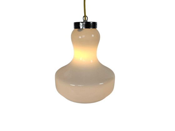 Image 1 of Murano - Mazegga - Opaline - hanging lamp - Vignilli - Venini - 60's