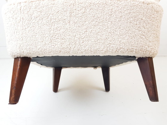 Image 1 of Vintage Artifort Theo Ruth Heren Fauteuil Teddy Nieuwe Stof