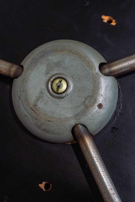 Image 1 of Early editions ant chairs Arne jacobsen By fritz hansen Upholster with black leather seats