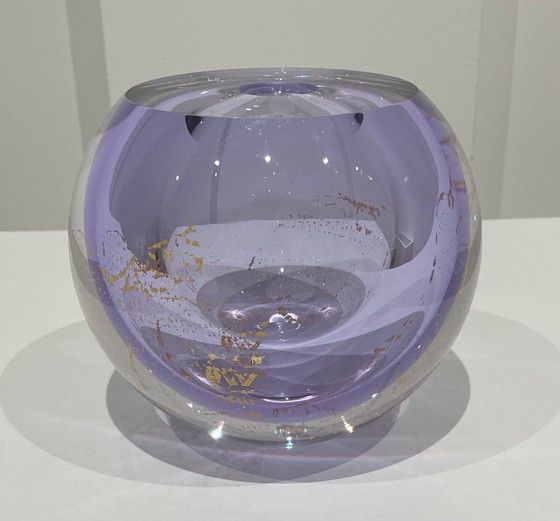 Image 1 of Unique glass object "ALEXANDRITE" by George Broft