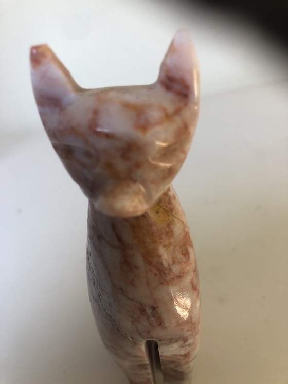Image 1 of Vintage pink marble-veined kitten
