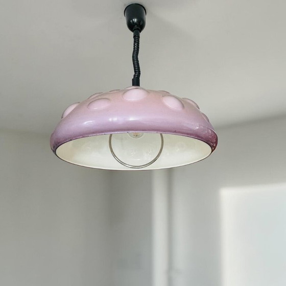 Image 1 of Lampe de salle à manger rétractable style vintage de l'ère spatiale