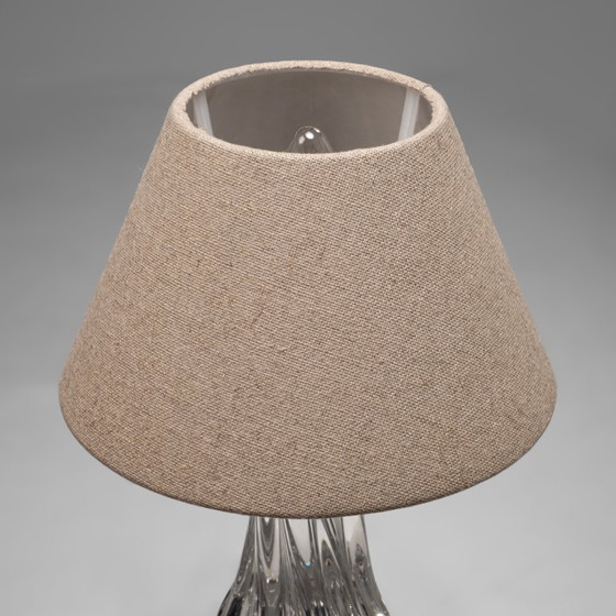 Lámpara de mesa de cristal retorcido de Baccarat, Francia, década de 1960. – Lámparas de mesa, Crystal (photo 5 of 6)