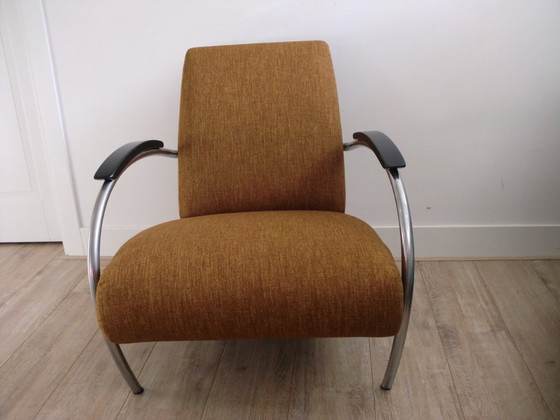 Gelderland Fauteuil 5470 Design Jan Des Bouvrie Als Nieuw 2x – Chrome (photo 3 of 6)