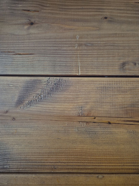 Solid wood industrial dining table. – Iron, Metal (photo 6 of 6)